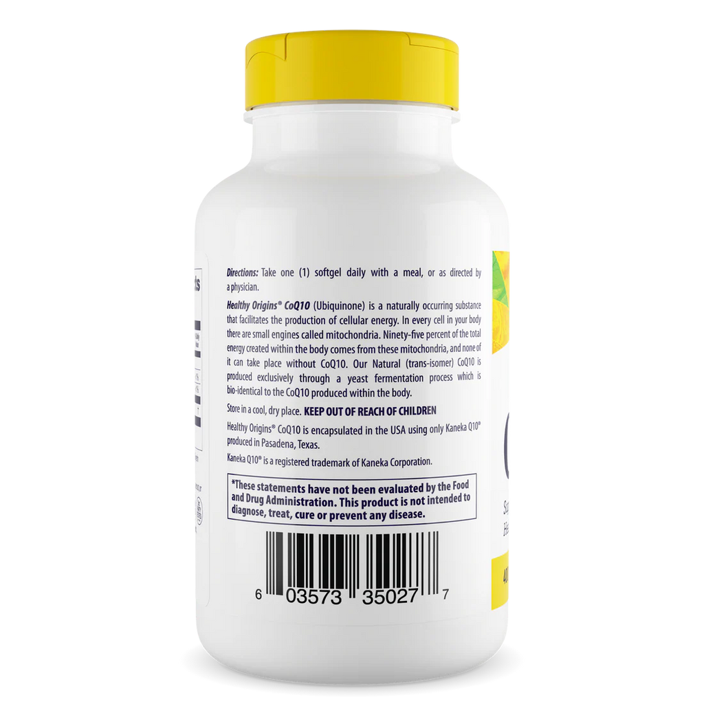 Healthy Origins CoQ10 400 mg | 60 Softgels