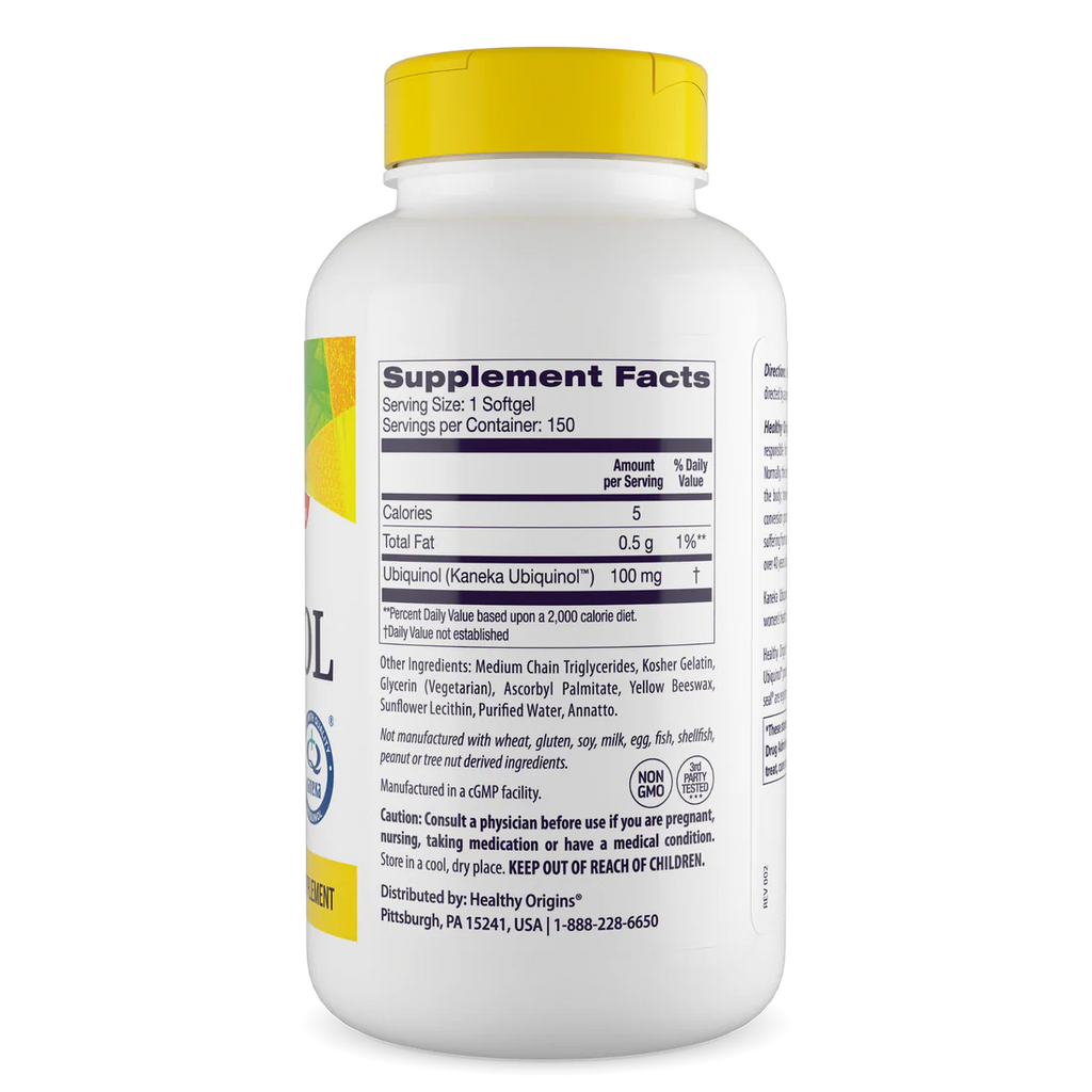 Healthy Origins Ubiquinol 100 mg | 150 Softgels