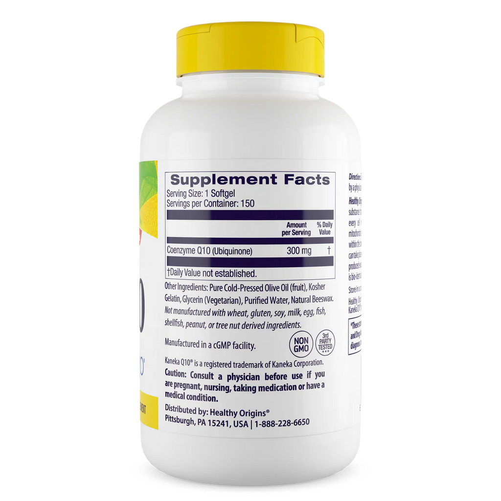 Healthy Origins CoQ10 300 mg | 150 Softgels
