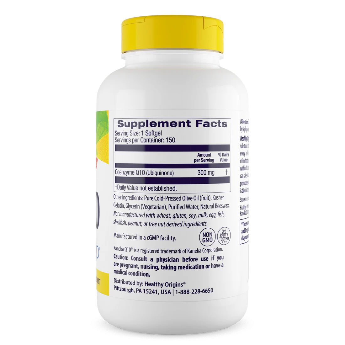 Healthy Origins CoQ10 300 mg | 150 Softgels