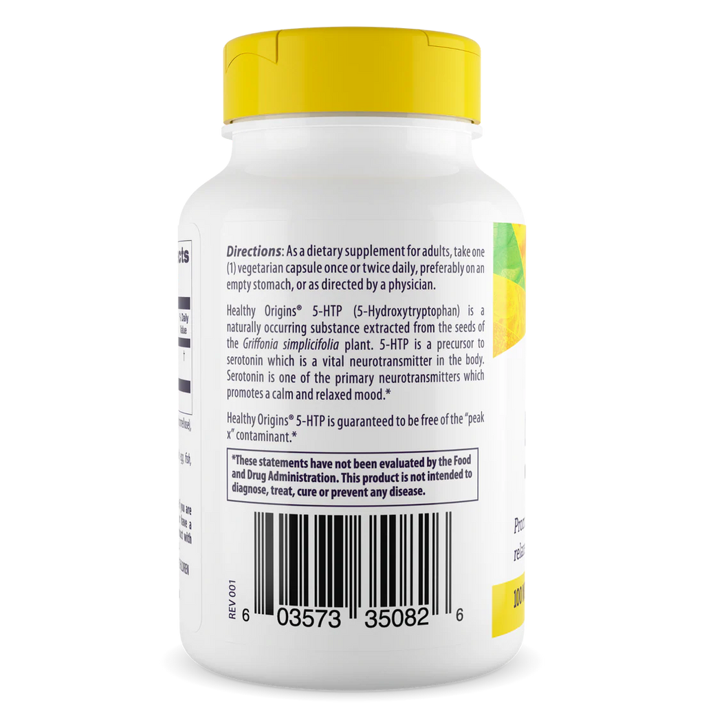 Healthy Origins 5-HTP 100 mg | 120 Veggie Caps