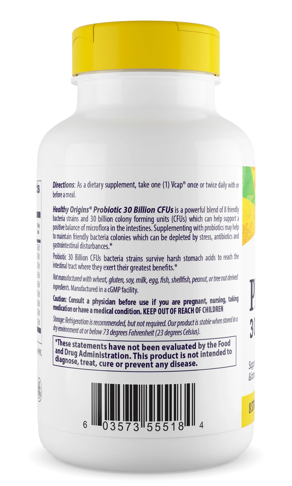 Healthy Origins Probiotic 30 Billion CFUs 8 Strains | 150 VCaps