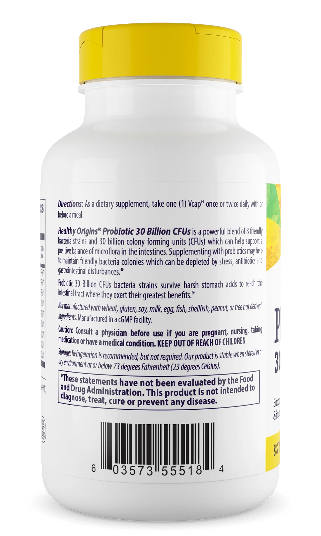 Healthy Origins Probiotic 30 Billion CFUs 8 Strains | 150 VCaps