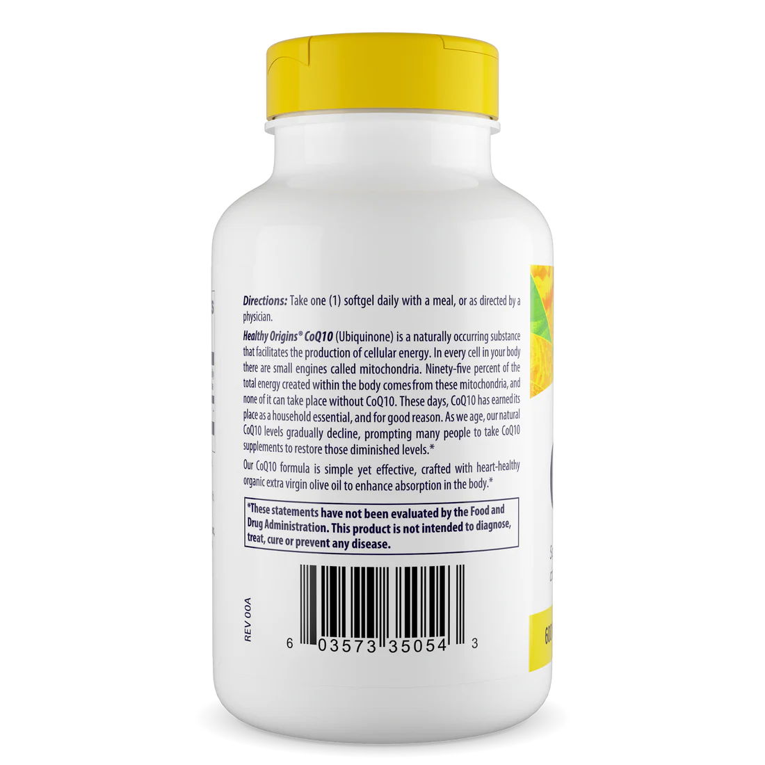 Healthy Origins CoQ10 600 mg | 60 Softgels