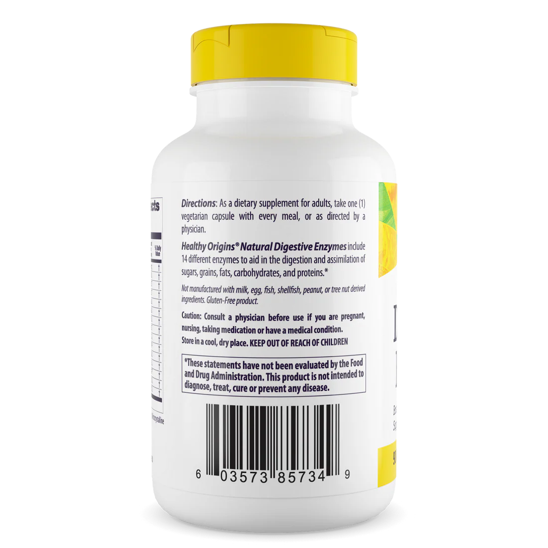 Healthy Origins Digestive Enzymes | 90 Veggie Caps