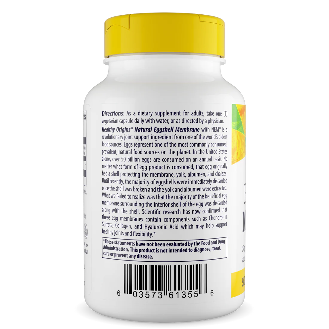 Healthy Origins Eggshell Membrane (NEM) 500 mg | 60 Veggie Caps