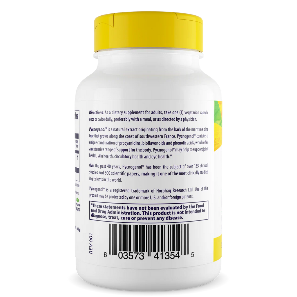 Healthy Origins Pycnogenol 30 mg | 60 Veggie Capsules