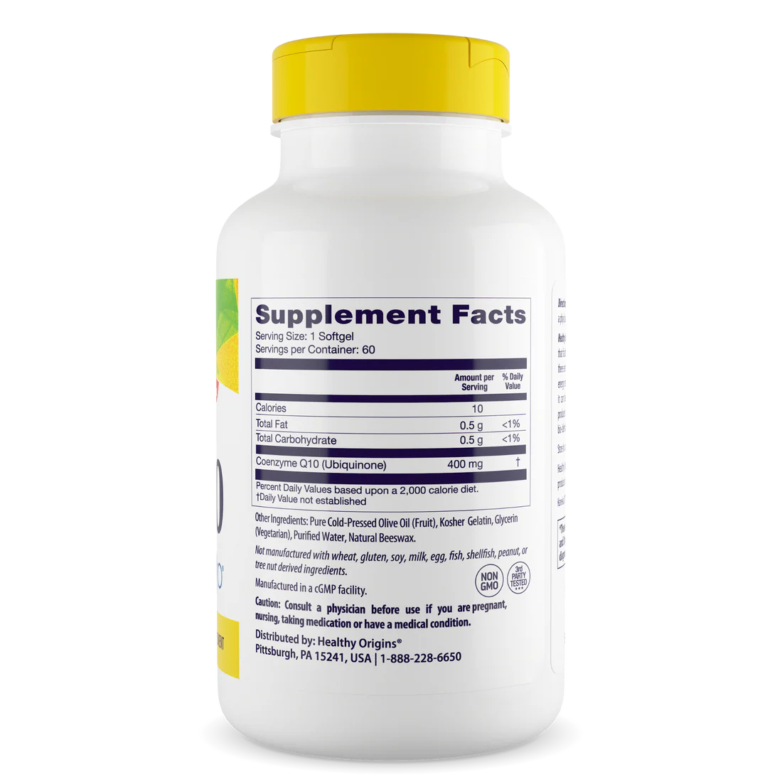 Healthy Origins CoQ10 400 mg | 60 Softgels