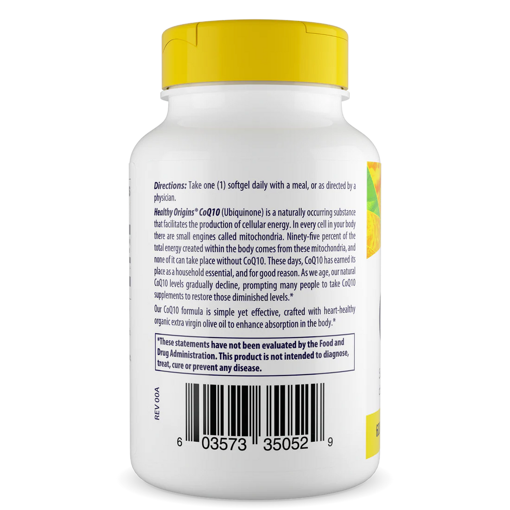 Healthy Origins CoQ10 600 mg | 30 Softgels