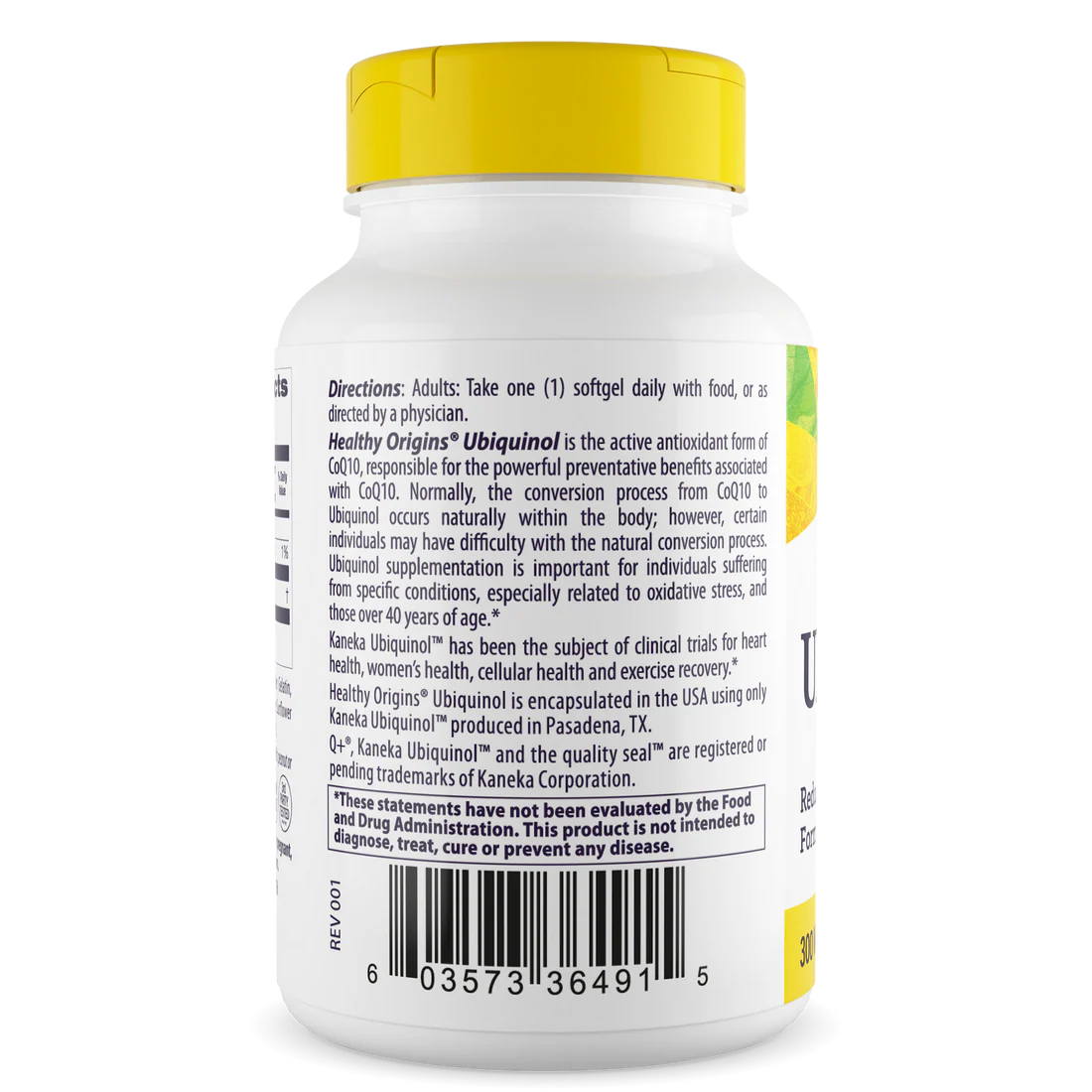 Healthy Origins Ubiquinol 300 mg | 30 Softgels