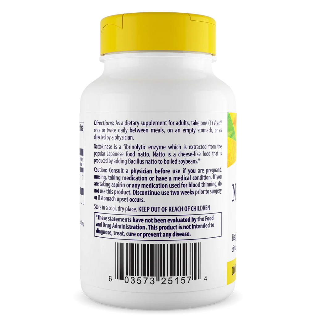 Healthy Origins Nattokinase 100 mg (2,000 FUs) | 60 Veggie Capsules