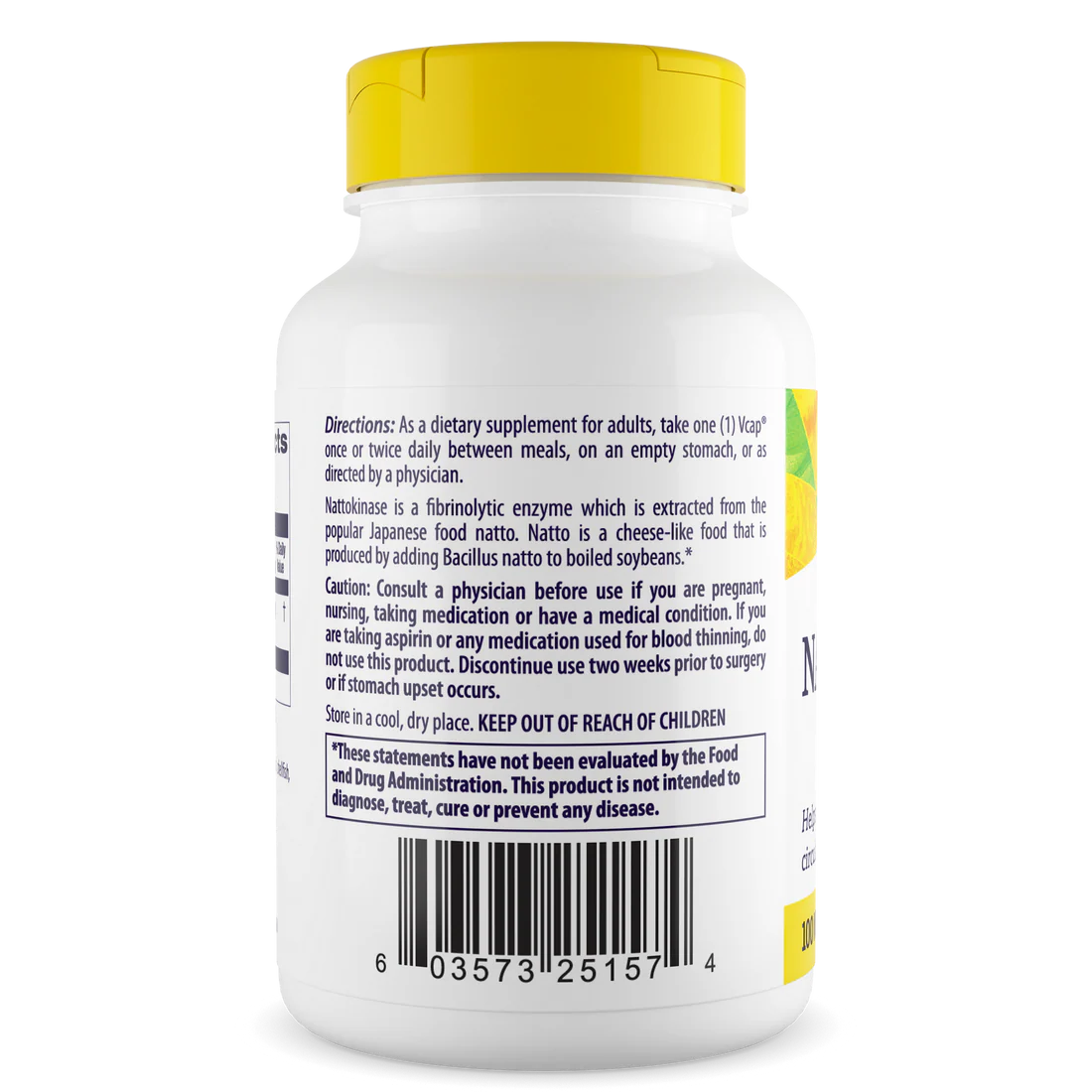 Healthy Origins Nattokinase 100 mg (2,000 FUs) | 60 Veggie Capsules