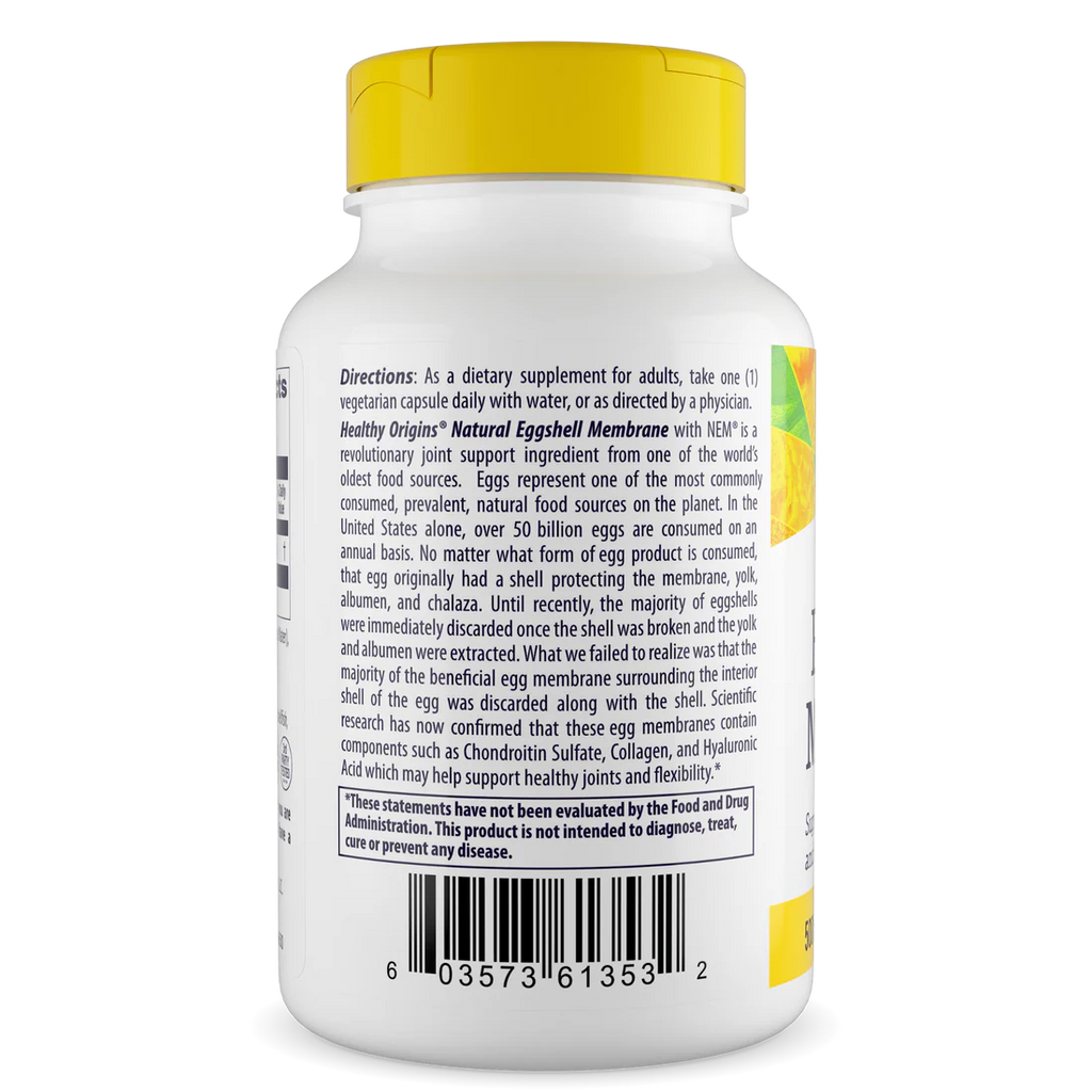 Healthy Origins Eggshell Membrane (NEM) 500 mg | 30 Veggie Caps
