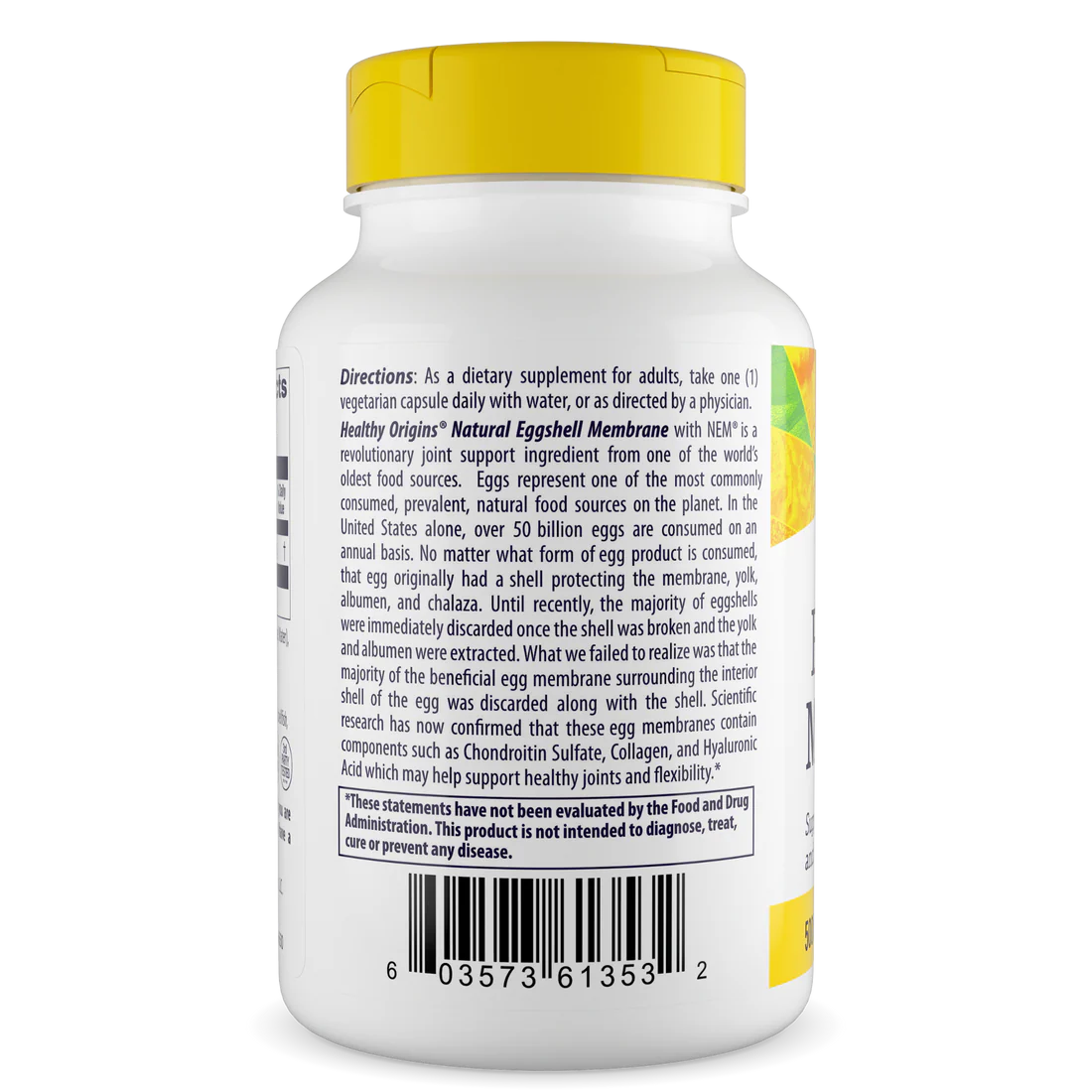 Healthy Origins Eggshell Membrane (NEM) 500 mg | 30 Veggie Caps