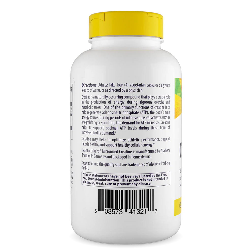 Healthy Origins Creatine (Creavitalis) | 240 Veggie Caps