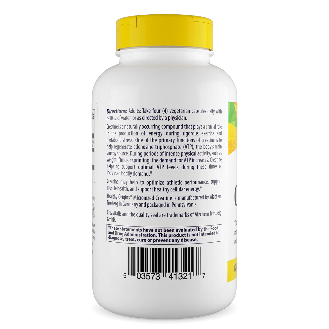 Healthy Origins Creatine (Creavitalis) | 240 Veggie Caps