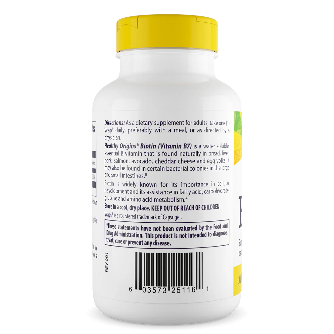 Healthy Origins Biotin 10,000 mcg | 150 Veggie Caps