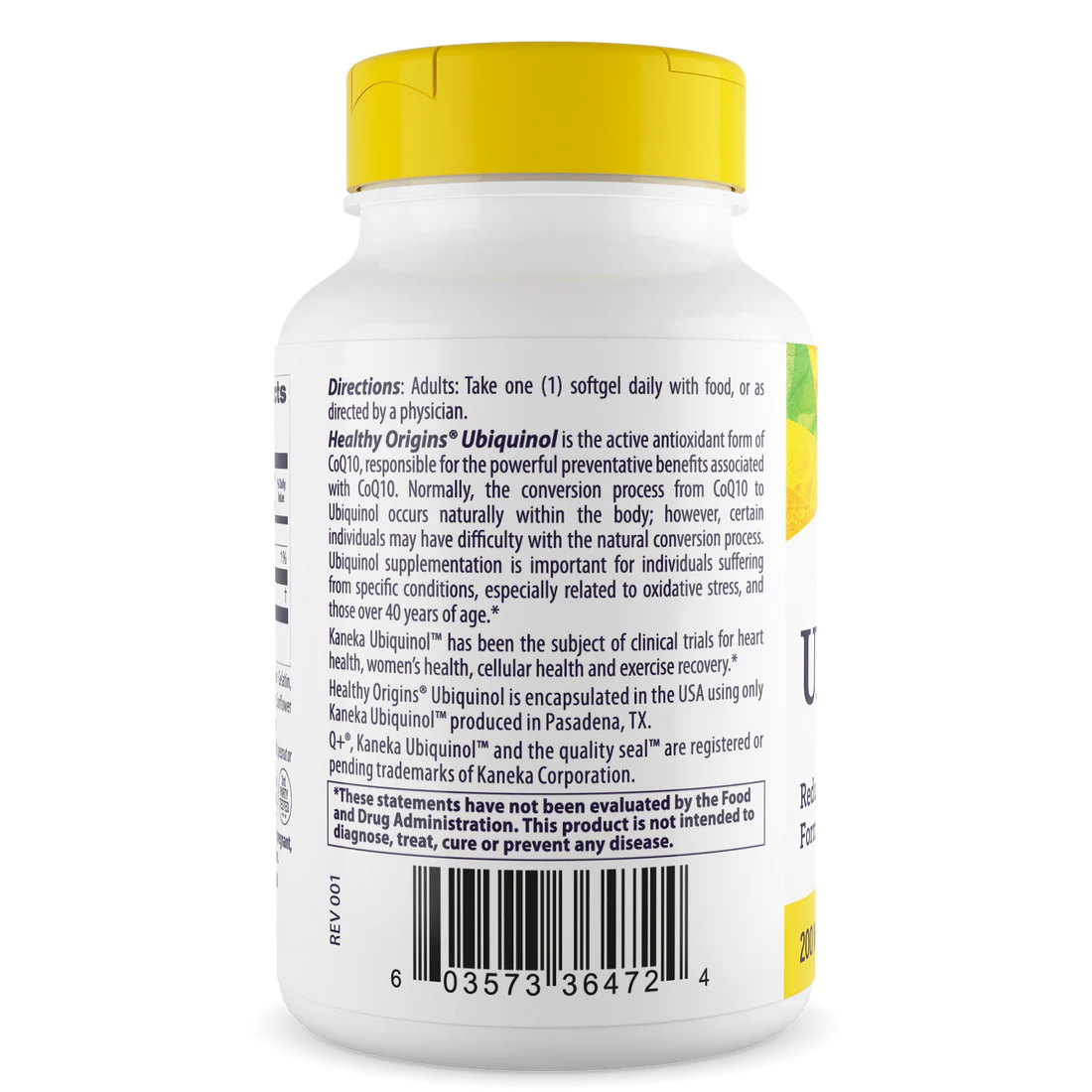 Healthy Origins Ubiquinol 200 mg | 30 Softgels