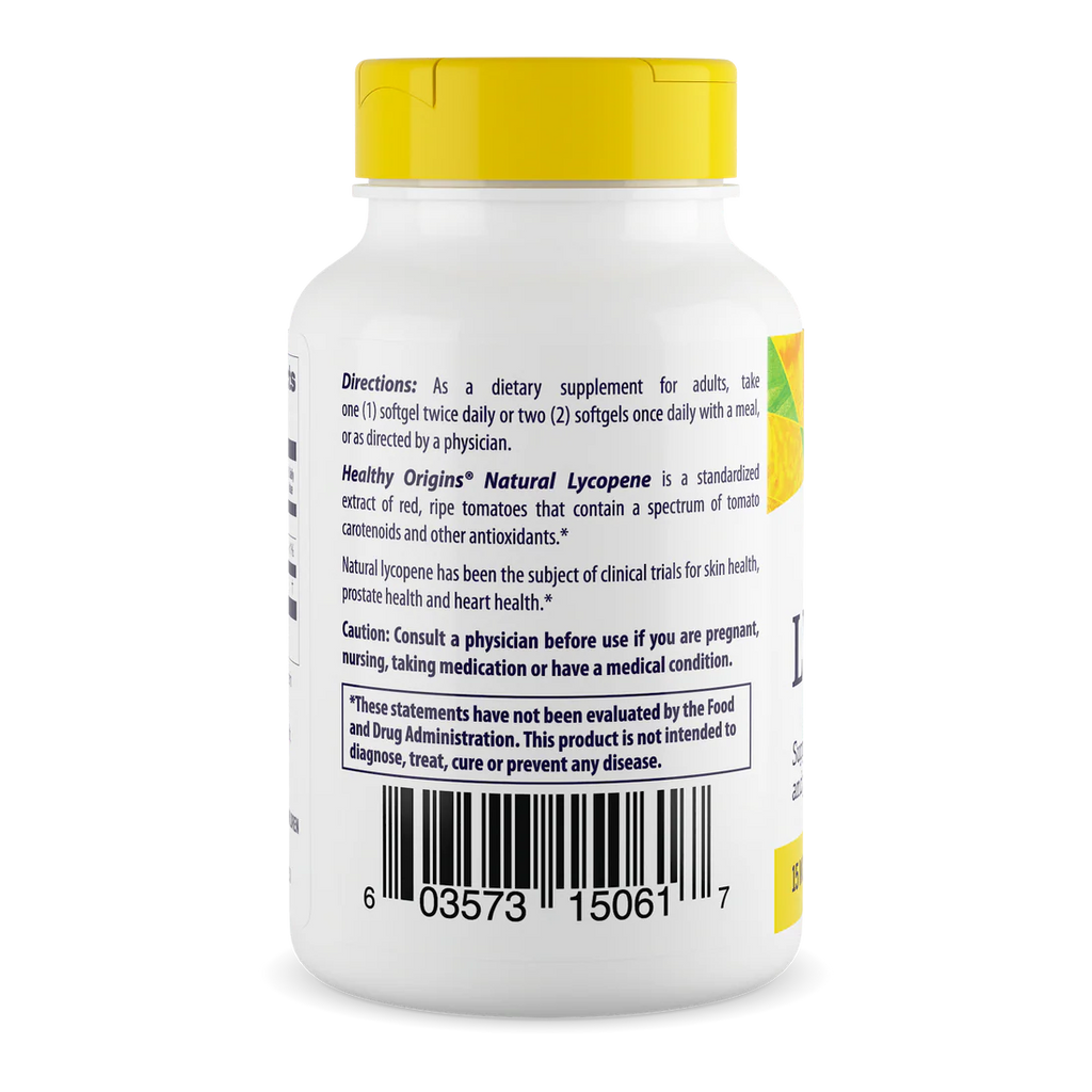 Healthy Origins Lycopene 15 mg | 60 Softgels