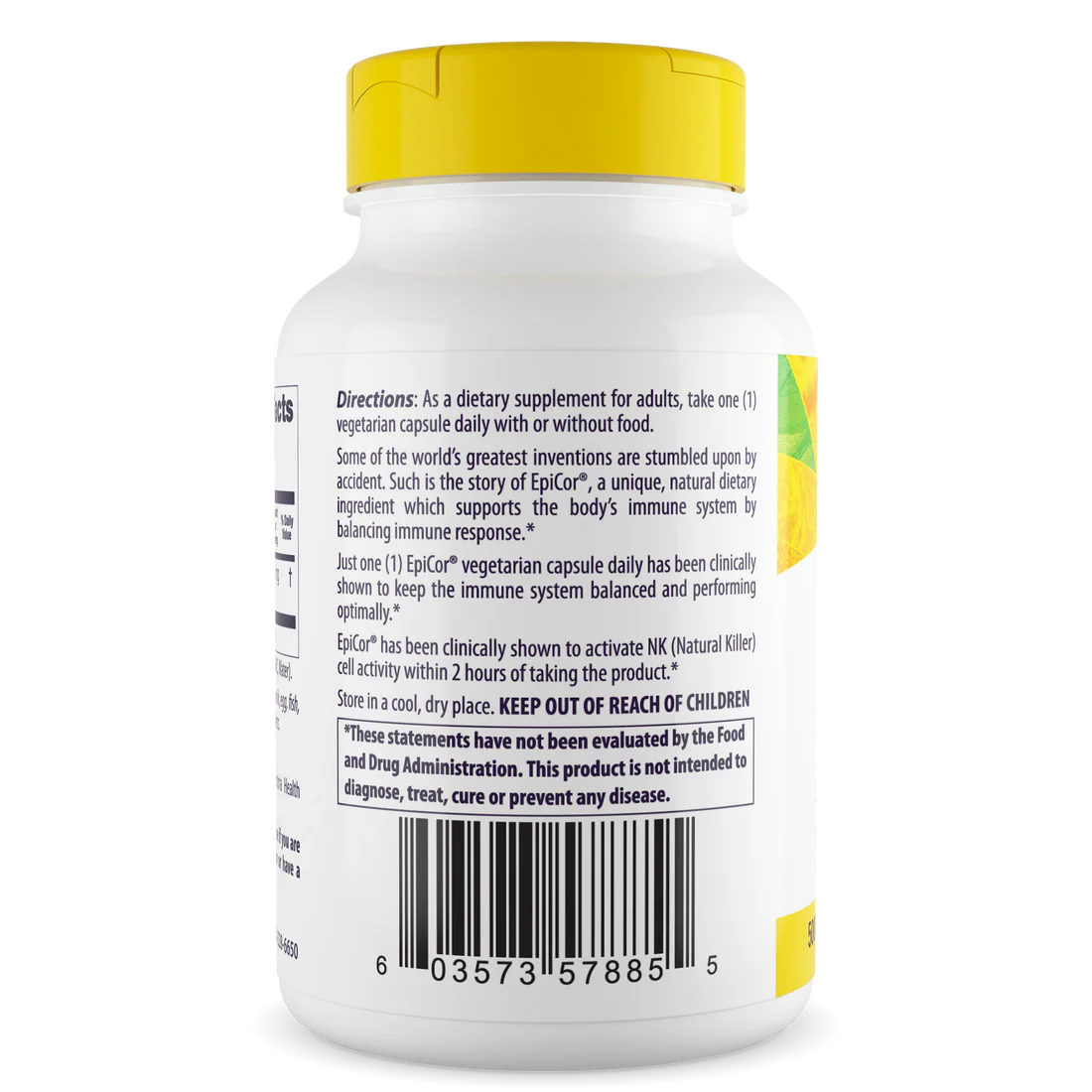 Healthy Origins EpiCor 500 mg | 60 Veggie Caps