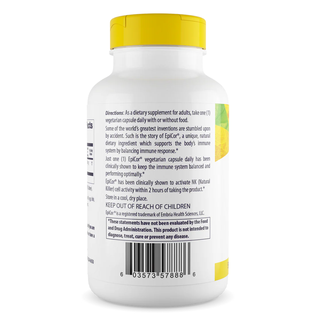 Healthy Origins EpiCor 500 mg | 150 Veggie Capsules