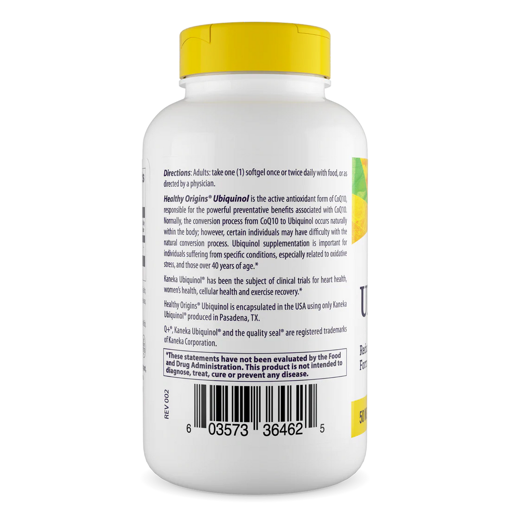 Healthy Origins Ubiquinol 50 mg | 150 Softgels
