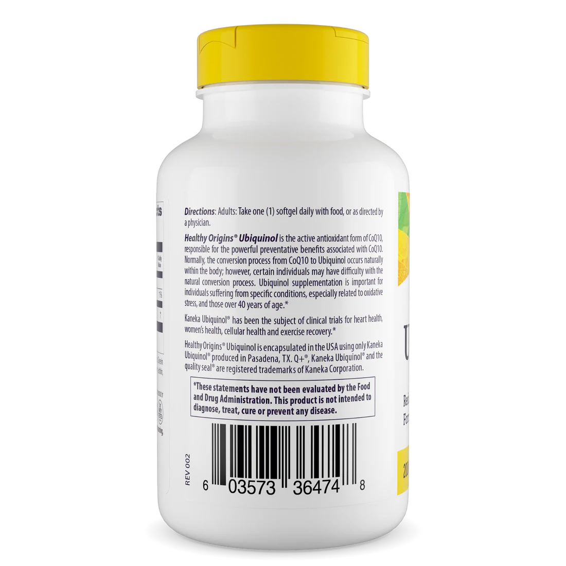 Healthy Origins Ubiquinol 200 mg | 60 Softgels