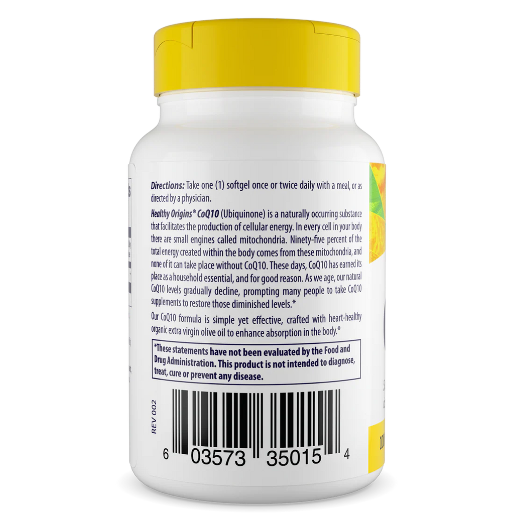 Healthy Origins CoQ10 100 mg | 30 Softgels