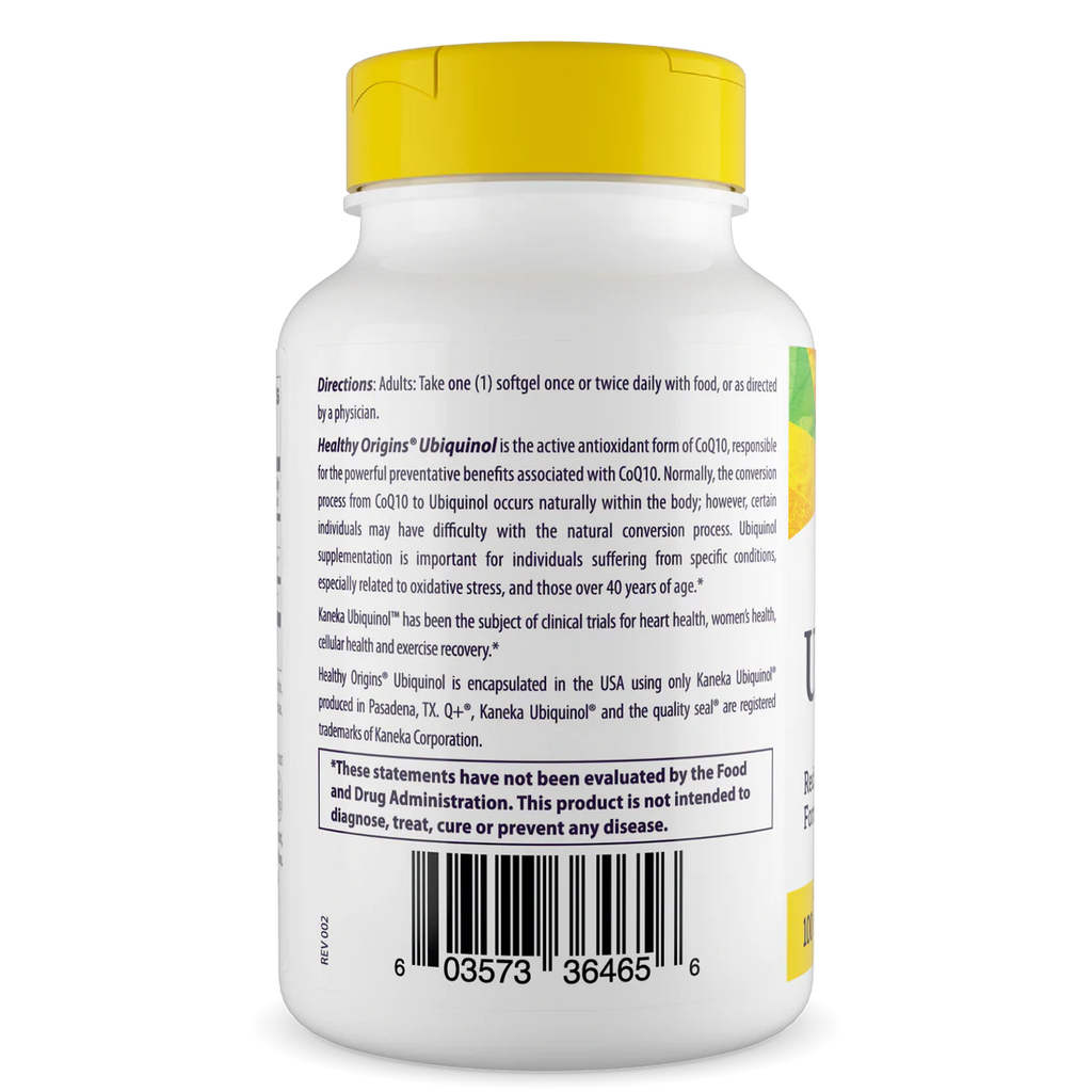 Healthy Origins Ubiquinol 100 mg | 30 Softgels
