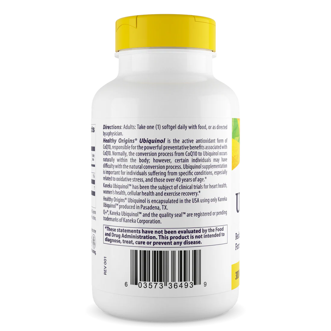 Healthy Origins Ubiquinol 300 mg | 60 Softgels