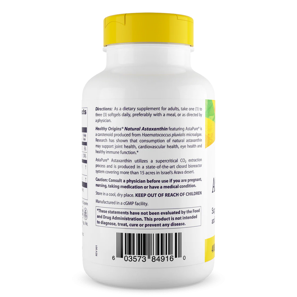 Healthy Origins Astaxanthin 4mg | 150 Softgels
