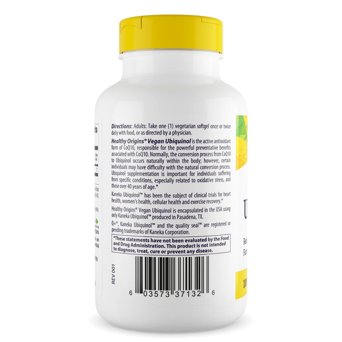Healthy Origins Vegan Ubiquinol 100 mg | 150 Veggie Gels