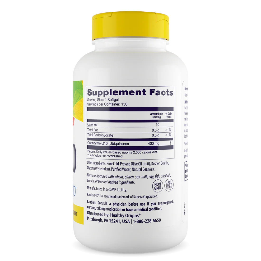 Healthy Origins CoQ10 400 mg | 150 Softgels