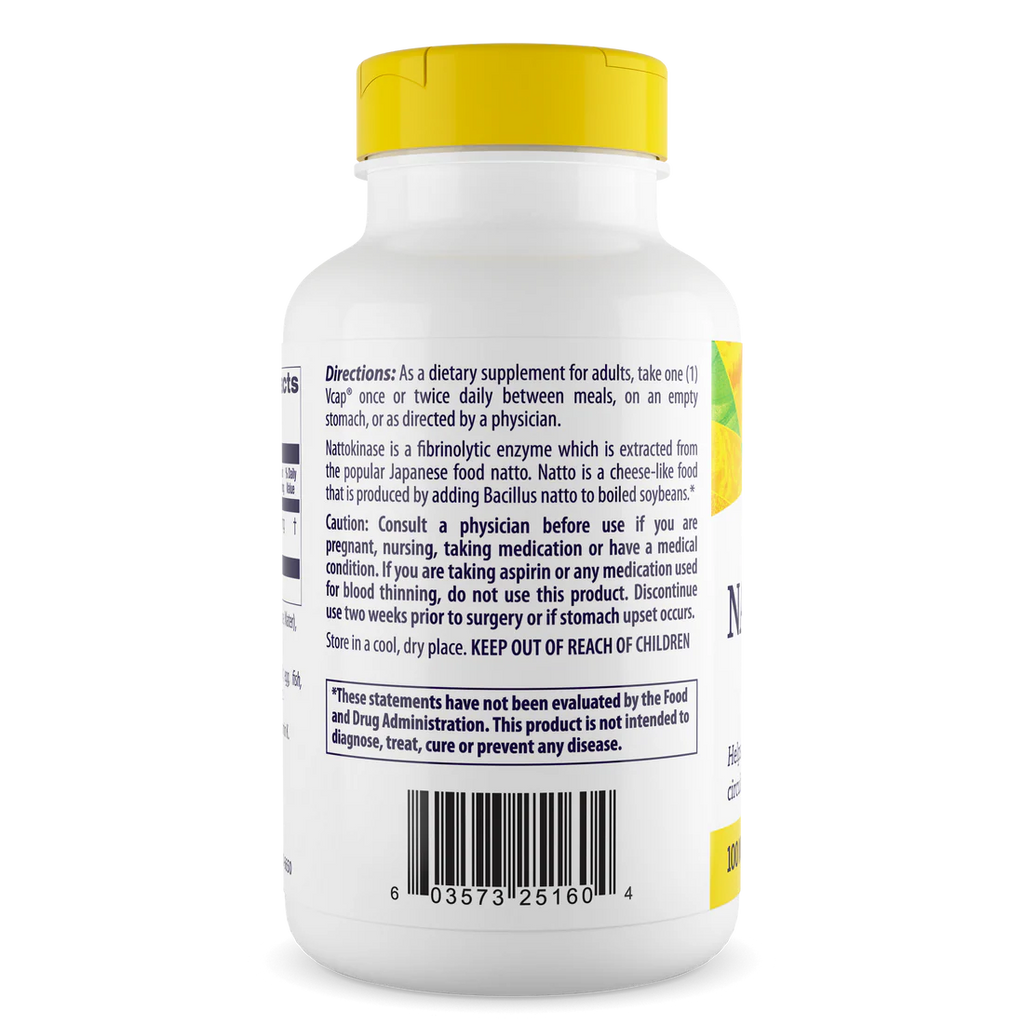 Healthy Origins Nattokinase 100 mg (2,000 FUs) | 180 Veggie Capsules