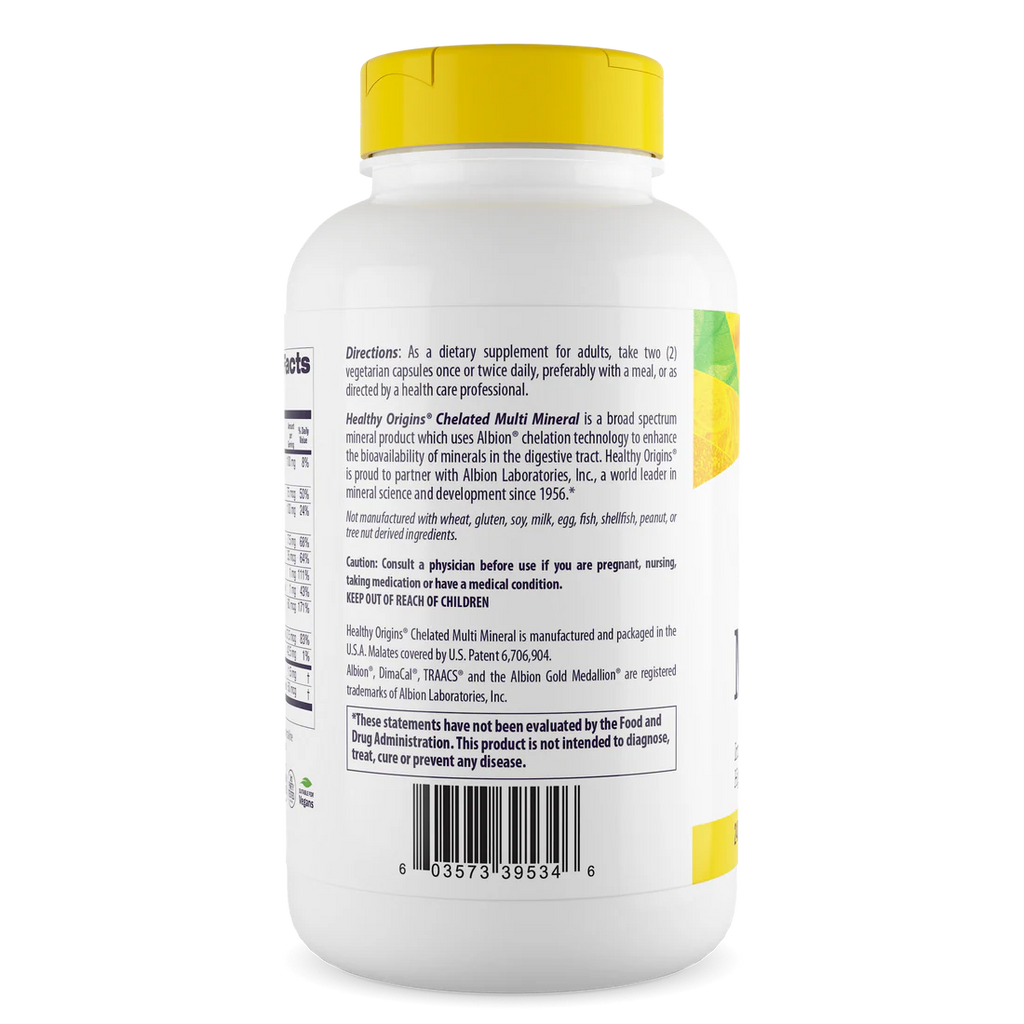Healthy Origins Multi Mineral - Chelated | 240 Veggie Caps