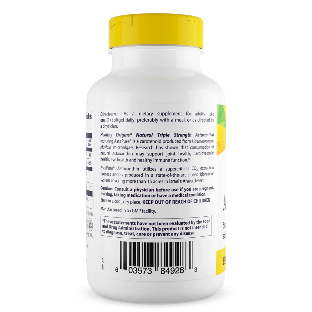 Healthy Origins Astaxanthin 12 mg | 150 Softgels